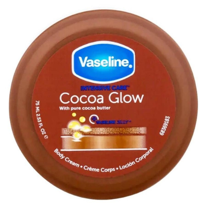 Vaseline Intensive Care Cocoa Glow Body Cream 75ml in the group BEAUTY & HEALTH / Skin care / Body health / Body lotion at TP E-commerce Nordic AB (C22951)