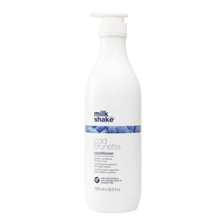 Milk_Shake Cold Brunette Conditioner 1000ml in the group BEAUTY & HEALTH / Hair & Styling / Hair care / Hair Dye / Silver Conditioner at TP E-commerce Nordic AB (C23008)