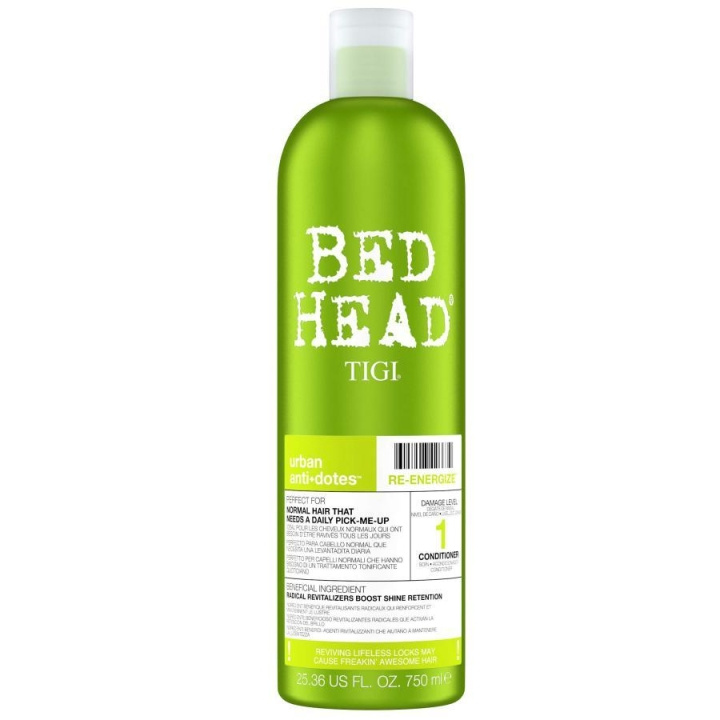 TIGI Bed Head Re-energize Conditioner 1 750ml in the group BEAUTY & HEALTH / Hair & Styling / Hair care / Conditioner at TP E-commerce Nordic AB (C23043)