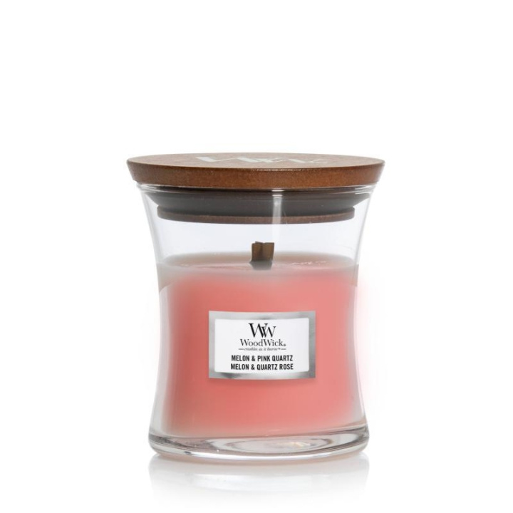 WoodWick Mini - Melon & Pink Quartz in the group BEAUTY & HEALTH / Fragrance & Perfume / Other fragrances / Scented candles at TP E-commerce Nordic AB (C23050)