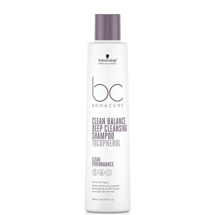 Schwarzkopf BC Clean Balance Deep Cleansing Shampoo 250ml in the group BEAUTY & HEALTH / Hair & Styling / Hair care / Schampoo at TP E-commerce Nordic AB (C23066)