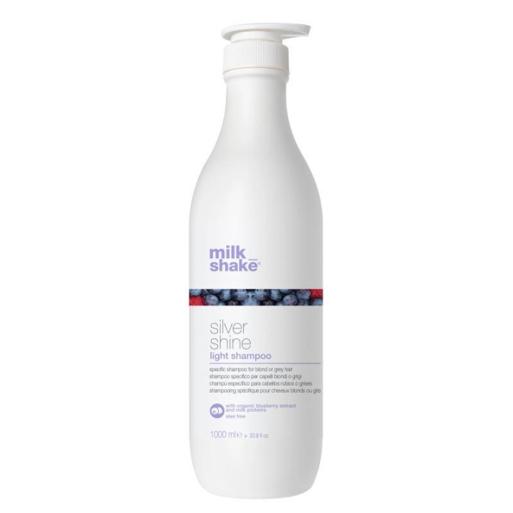 milk_shake Silver Shine Light Shampoo 1000ml in the group BEAUTY & HEALTH / Hair & Styling / Hair care / Hair Dye / Silver shampoo at TP E-commerce Nordic AB (C23069)