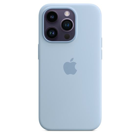 Apple Iphone 14 Pro Silicone Case With Magsafe - Sky in the group SMARTPHONE & TABLETS / Phone cases / Apple / iPhone 14 at TP E-commerce Nordic AB (C23095)
