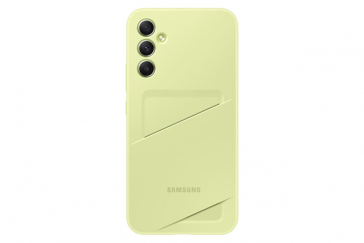 Samsung Card Slot Case Lime Galaxy A34 in the group SMARTPHONE & TABLETS / Phone cases / Samsung at TP E-commerce Nordic AB (C23139)