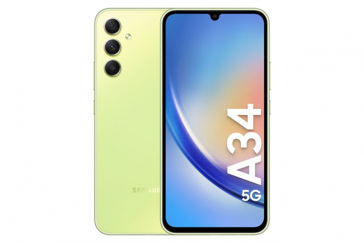 Samsung Galaxy A34 5G 128GB Light Green in the group SMARTPHONE & TABLETS / Mobile phones & smartphones at TP E-commerce Nordic AB (C23157)