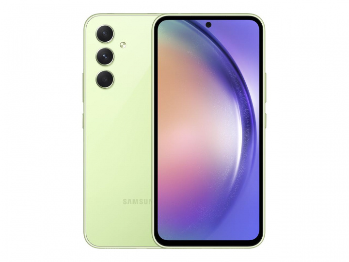 Samsung Galaxy A54 5G 128GB Light Green in the group SMARTPHONE & TABLETS / Mobile phones & smartphones at TP E-commerce Nordic AB (C23166)