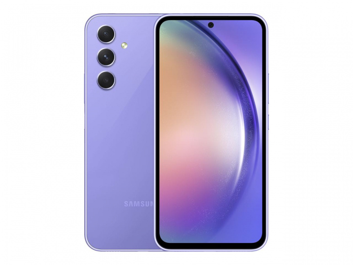 Samsung Galaxy A54 5G 128GB Light Violet in the group SMARTPHONE & TABLETS / Mobile phones & smartphones at TP E-commerce Nordic AB (C23167)