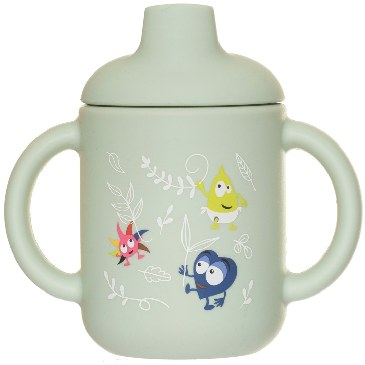 Babblarna Babblarna- Silikonmugg med lock, I naturen in the group TOYS, KIDS & BABY PRODUCTS / Eat & Drink / Baby bottle & Accessories at TP E-commerce Nordic AB (C23233)