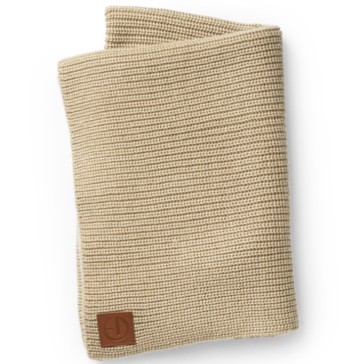 Elodie Details Wool Knitted Blanket - Pure Khaki in the group TOYS, KIDS & BABY PRODUCTS / Children\'s textiles / Baby blankets at TP E-commerce Nordic AB (C23261)