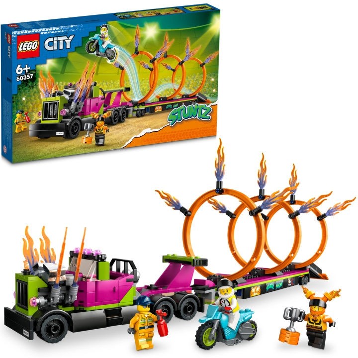 LEGO City Stuntz - Stuntbil Och Eldringsutmaning in the group TOYS, KIDS & BABY PRODUCTS / Toys / Building toys / Lego at TP E-commerce Nordic AB (C23360)