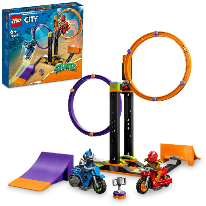 LEGO City Stuntz - Snurrande Stuntutmaning 60360 in the group TOYS, KIDS & BABY PRODUCTS / Toys / Building toys / Lego at TP E-commerce Nordic AB (C23362)