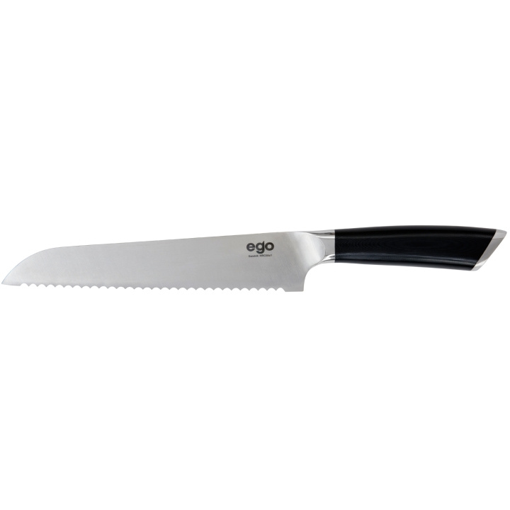 Ego Kökskniv 20 cm ES20BK Brödkniv in the group HOME, HOUSEHOLD & GARDEN / Kitchen utensils / Kitchen knives & Knife sharpeners at TP E-commerce Nordic AB (C23398)