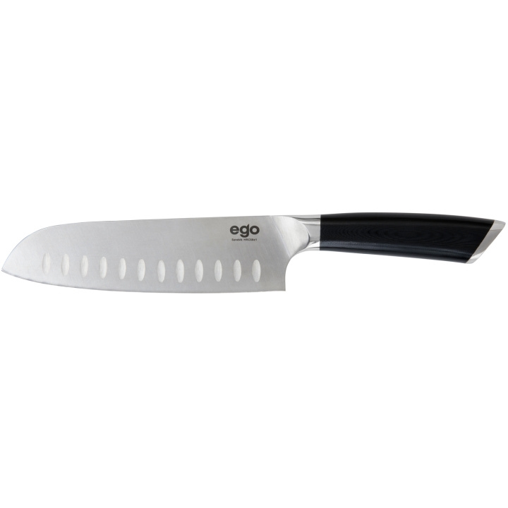 Ego Santokukniv Sandvik 20 cm ES18SK in the group HOME, HOUSEHOLD & GARDEN / Kitchen utensils / Kitchen knives & Knife sharpeners at TP E-commerce Nordic AB (C23401)