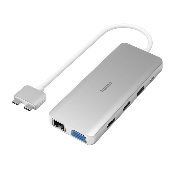 HAMA Hub USB-C Connect2Mac 12 ports in the group COMPUTERS & PERIPHERALS / Computer accessories / USB-Hubs at TP E-commerce Nordic AB (C23471)