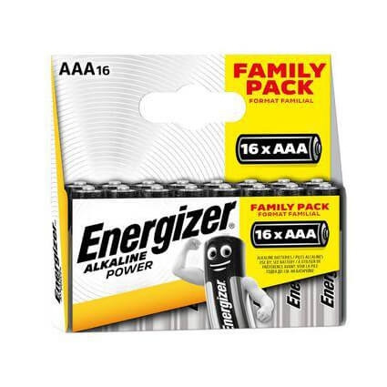 Energizer Battery AAA/LR03 Alkaline Power 16-pack in the group HOME ELECTRONICS / Batteries & Chargers / Batteries / AAA at TP E-commerce Nordic AB (C23509)
