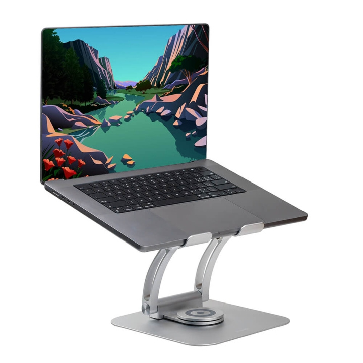 Desire2 Laptop Stand Supreme Dual Pivot Plus Silver in the group COMPUTERS & PERIPHERALS / Laptops & accessories / Laptop rack at TP E-commerce Nordic AB (C23570)