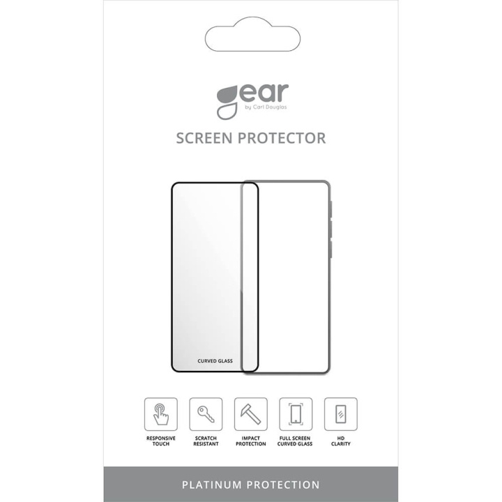 Gear Glass Prot. Curved Black Frame 3D PLATINUM iPhone 14 Pro Max in the group SMARTPHONE & TABLETS / Phone cases / Apple / iPhone 14 at TP E-commerce Nordic AB (C23579)