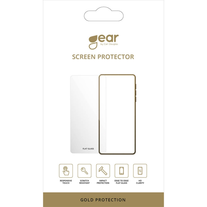 Gear Glass Prot. Flat Case Friendly 2.5D GOLD SAMSUNG GALAXY A14 5G/A14 4G in the group SMARTPHONE & TABLETS / Phone cases / Samsung at TP E-commerce Nordic AB (C23580)