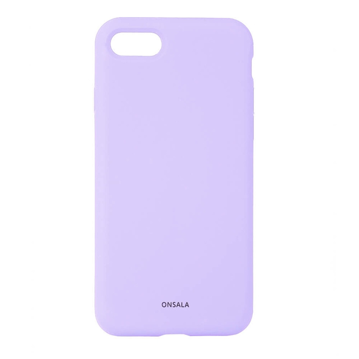 ONSALA Phone Case Silicone Purple - iPhone 6/7/8/SE in the group SMARTPHONE & TABLETS / Phone cases / Apple / iPhone SE (2nd gen & 3rd gen) / Cases at TP E-commerce Nordic AB (C23601)