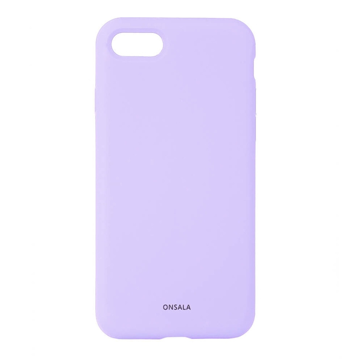 Onsala Phone Case Silicone Purple - iPhone 6/7/8/SE in the group SMARTPHONE & TABLETS / Phone cases / Apple / iPhone SE (2nd gen & 3rd gen) / Cases at TP E-commerce Nordic AB (C23601)