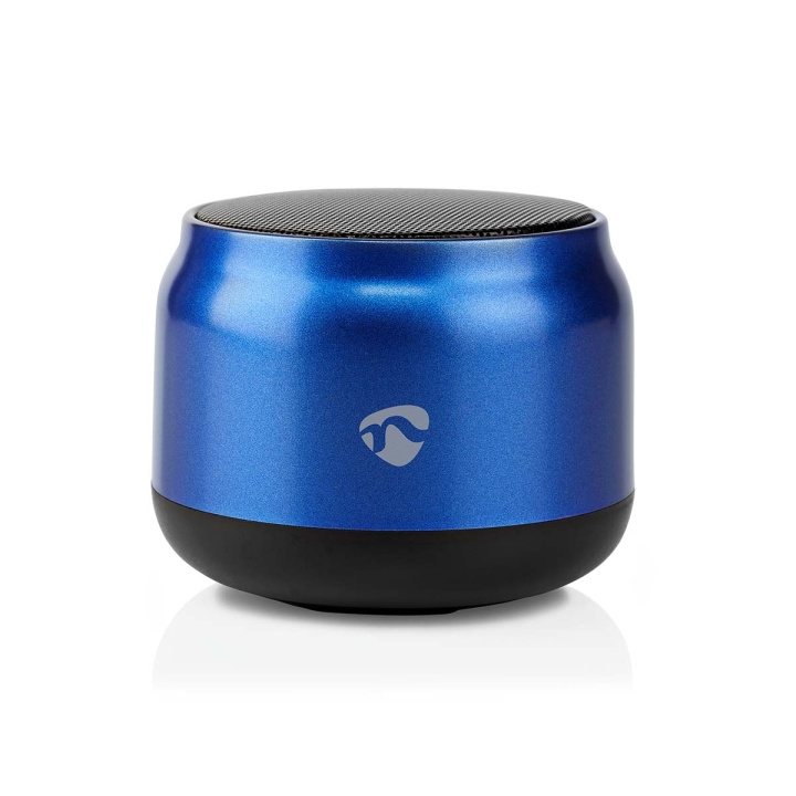 Nedis Bluetooth® Speaker | Battery play time: 4 hrs | Handheld Design | 5 W | Mono | Built-in microphone | Linkable | Blue in the group HOME ELECTRONICS / Audio & Picture / Speakers & accessories / Bluetooth Speakers / Portable speakers at TP E-commerce Nordic AB (C23647)