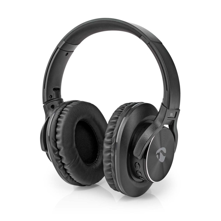 Nedis Wireless Over-Ear Headphones | Battery play time: 7 hrs | Built-in microphone | Press Control | Voice control support | Volume control | Black in the group HOME ELECTRONICS / Audio & Picture / Headphones & Accessories / Headphones at TP E-commerce Nordic AB (C23651)