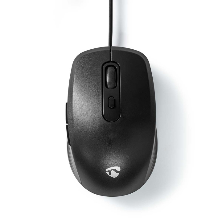 Nedis Mouse | Wired | 1200 / 1800 / 2400 / 3600 dpi | Adjustable DPI | Number of buttons: 6 | Right-Handed in the group COMPUTERS & PERIPHERALS / Mice & Keyboards / Mice / Corded at TP E-commerce Nordic AB (C23658)