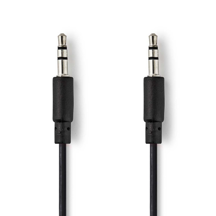 Nedis Stereo Audio Cable | 3.5 mm Male | 3.5 mm Male | Nickel Plated | 1.00 m | Coiled | Black | Envelope in the group HOME ELECTRONICS / Audio & Picture / Speakers & accessories / Accessories at TP E-commerce Nordic AB (C23732)