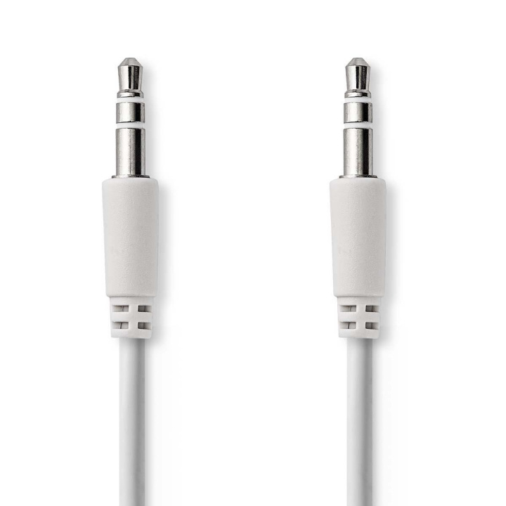 Nedis Stereo Audio Cable | 3.5 mm Male | 3.5 mm Male | Nickel Plated | 1.00 m | Round | White in the group HOME ELECTRONICS / Audio & Picture / Speakers & accessories / Accessories at TP E-commerce Nordic AB (C23737)