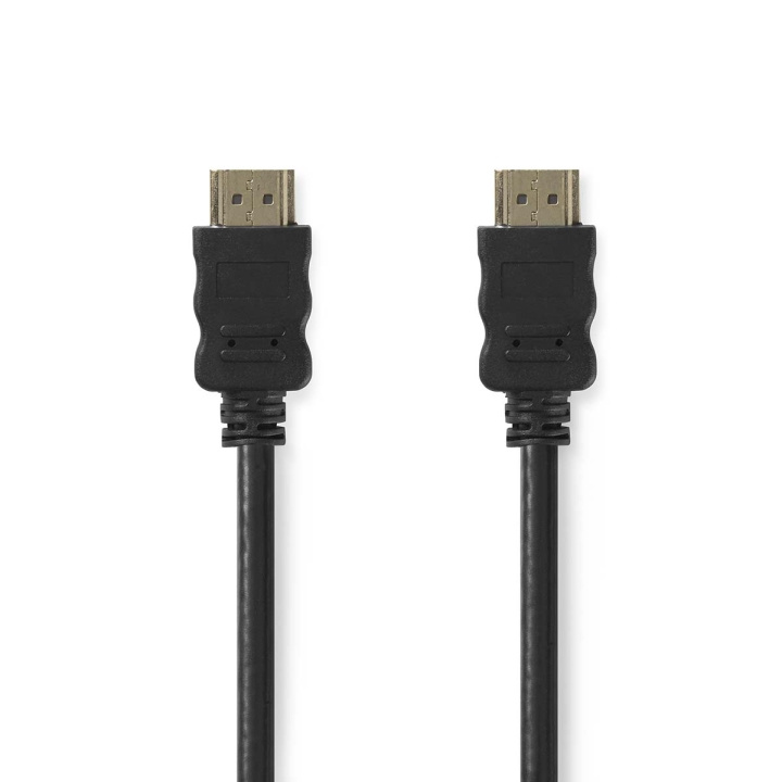 Nedis High Speed HDMI™ Cable with Ethernet | HDMI™ Connector | HDMI™ Connector | 4K@30Hz | ARC | 10.2 Gbps | 7.50 m | Round | PVC | Black | Blister in the group HOME ELECTRONICS / Cables & Adapters / HDMI / Cables at TP E-commerce Nordic AB (C23798)