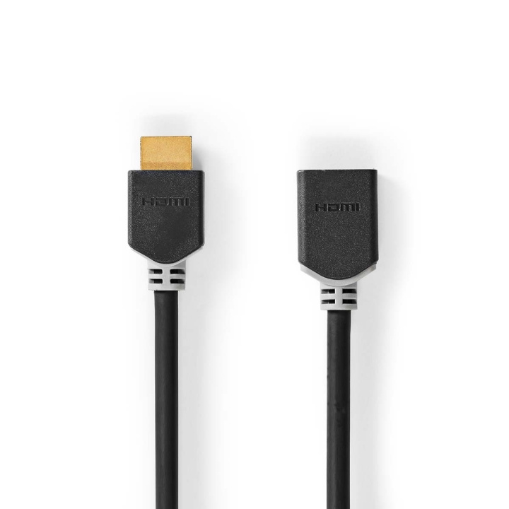 Nedis High Speed HDMI™ Cable with Ethernet | HDMI™ Connector | HDMI™ Female | 4K@60Hz | ARC | 18 Gbps | 1.00 m | Round | PVC | Anthracite | Box in the group HOME ELECTRONICS / Cables & Adapters / HDMI / Cables at TP E-commerce Nordic AB (C23868)