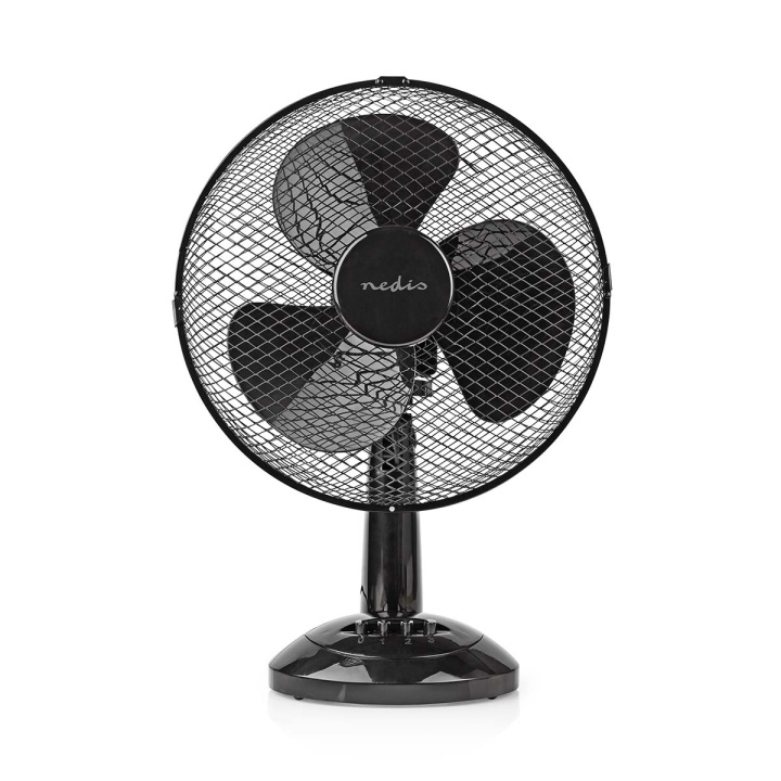 Table Fan | Mains Powered | Diameter: 300 mm | 35 W | Oscillation | 3-Speed | Black in the group HOME, HOUSEHOLD & GARDEN / Fans & Climate products / Table fans at TP E-commerce Nordic AB (C23898)