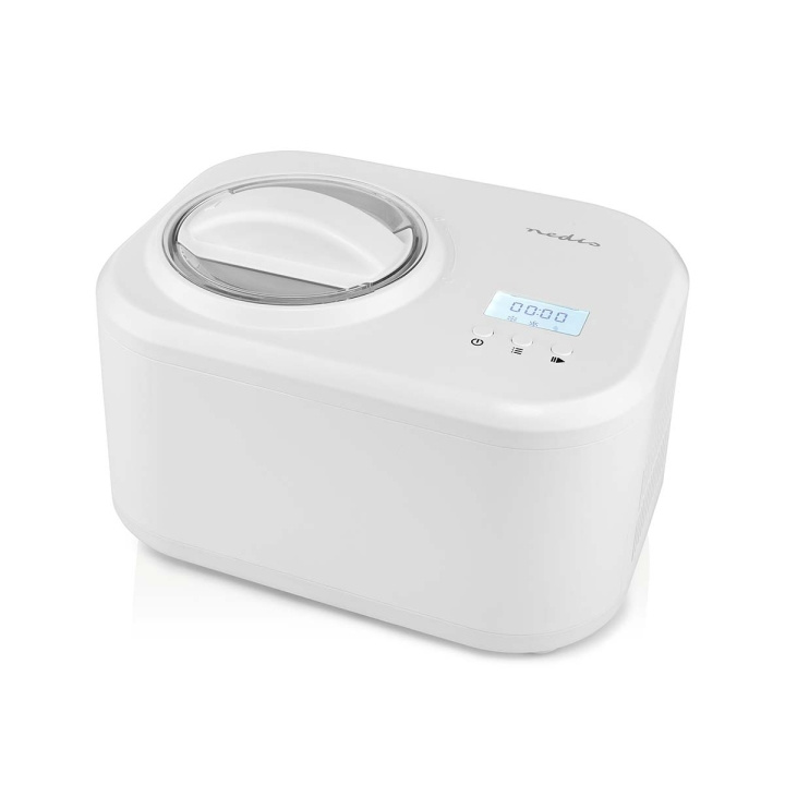 Nedis Ice Cream Maker | 1.0 l | White | Plastic in the group HOME, HOUSEHOLD & GARDEN / Household appliances / Ice cream machines at TP E-commerce Nordic AB (C23904)