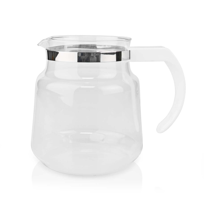 Nedis Glass Coffee Jug | Compatible with: Moccamaster K / KB/ 1 0PL / Excellent 10S | 1.2 l | White in the group HOME, HOUSEHOLD & GARDEN / Household appliances / Coffee makers and accessories / Filters & Accessories at TP E-commerce Nordic AB (C23920)