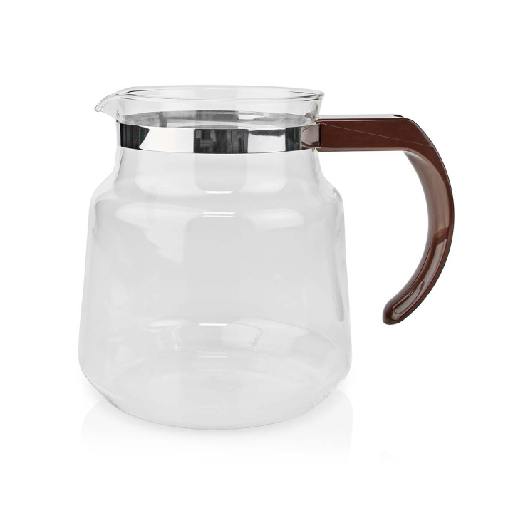 Nedis Glass Coffee Jug | Compatible with: Moccamaster K / KB/ 1 0PL / Excellent 10S | 1.2 l | Brown in the group HOME, HOUSEHOLD & GARDEN / Household appliances / Coffee makers and accessories / Filters & Accessories at TP E-commerce Nordic AB (C23921)