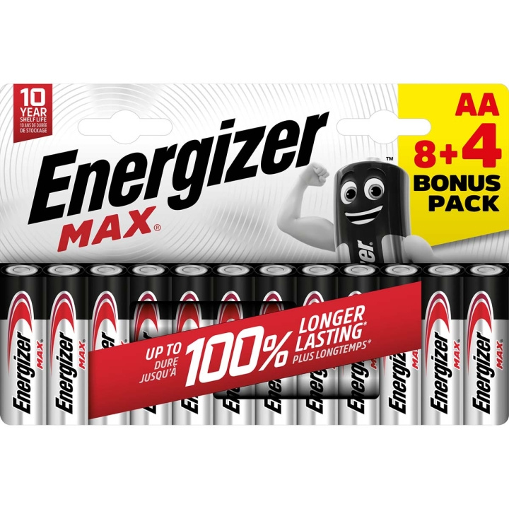 Energizer Alkaline Battery AA | 1.5 V DC | 12-Blister in the group HOME ELECTRONICS / Batteries & Chargers / Batteries / AA at TP E-commerce Nordic AB (C23950)