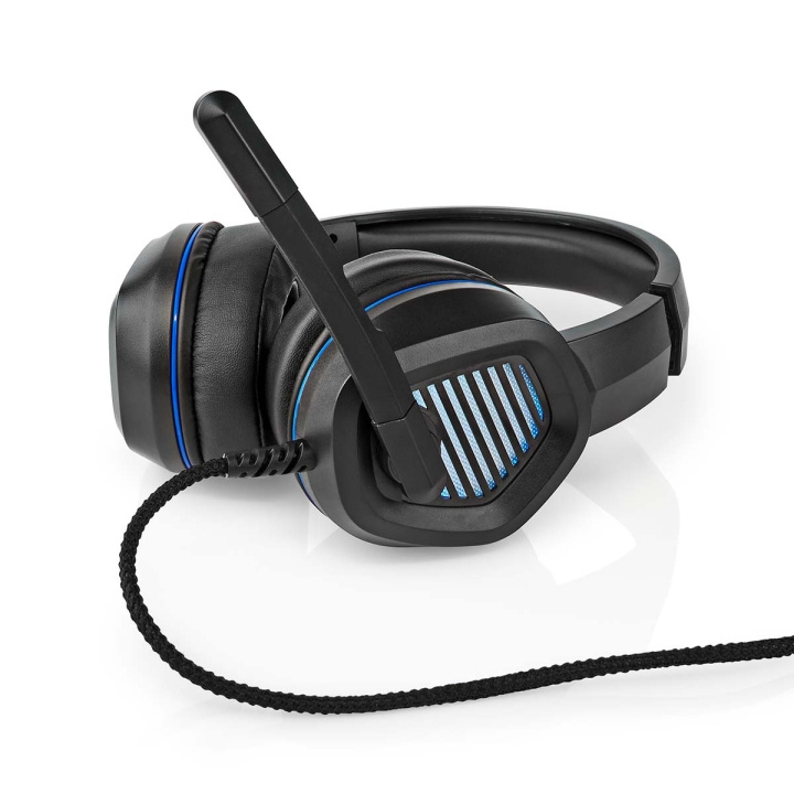 Nedis Gaming Headset | Over-Ear | Surround | USB Type-A | Fold-Away Microphone | 2.10 m | LED in the group COMPUTERS & PERIPHERALS / GAMING / Headset at TP E-commerce Nordic AB (C23951)