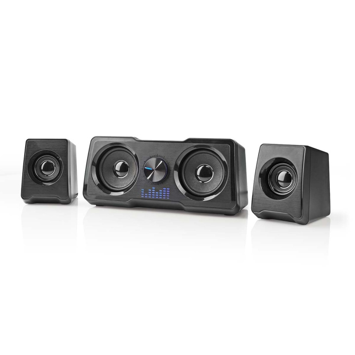 Nedis Gaming Speaker | Speaker channels: 2.2 | USB Powered | 3.5 mm Male | 48 W | LED | Volume control in the group COMPUTERS & PERIPHERALS / GAMING / Gaming accessories at TP E-commerce Nordic AB (C23956)