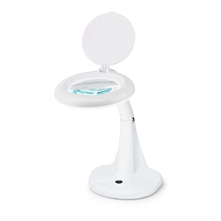 Nedis Magnifying Table Lamp | Lens strength: 3 + 12 Diopter | 6500 K | 6.5 W | 585 lm | White in the group HOME, HOUSEHOLD & GARDEN / Tools / Other tools & Accesories at TP E-commerce Nordic AB (C23980)