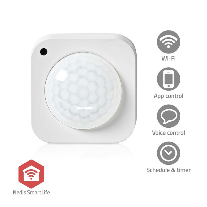 Nedis SmartLife Motion Sensor | Zigbee 3.0 | Battery Powered / USB Powered | Detector angle: 100 ° | Detector range: 7 m | Max. battery life: 24 Months | White in the group HOME, HOUSEHOLD & GARDEN / Smart home / Smart sensors at TP E-commerce Nordic AB (C23986)