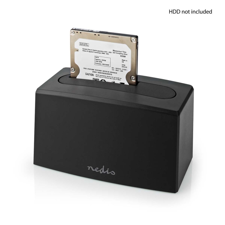 Nedis Hard Disk Docking station | USB 3.2 Gen1 | USB Type-A | 1 Disk | 2.5 / 3.5 
