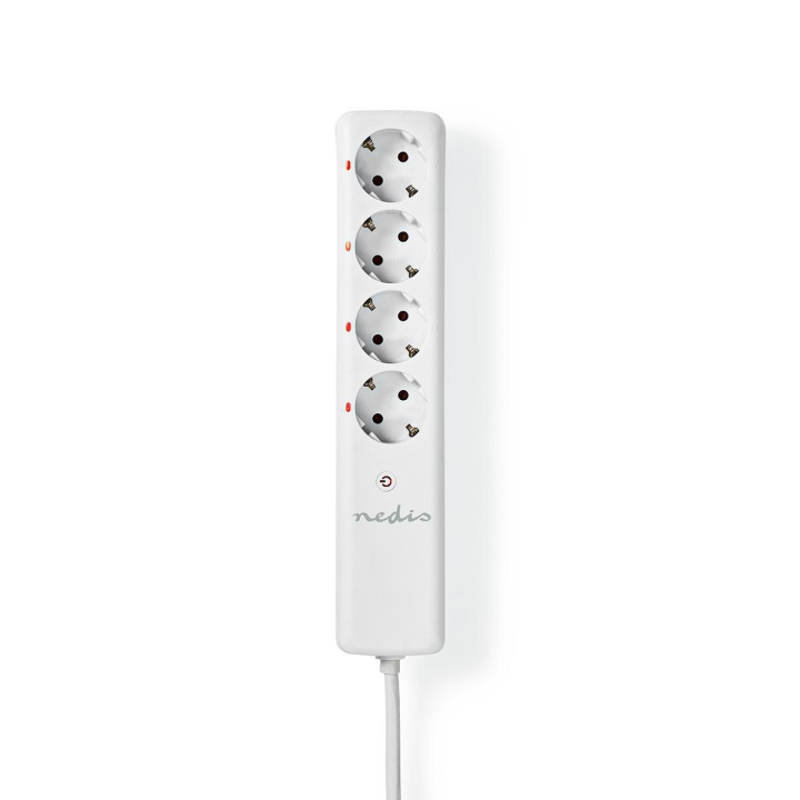 Nedis RF Plug | 433 MHz | 3680 W | Plug with earth contact / Type F (CEE 7/7) | White in the group HOME, HOUSEHOLD & GARDEN / Electricity & Lighting / Power strips at TP E-commerce Nordic AB (C24113)