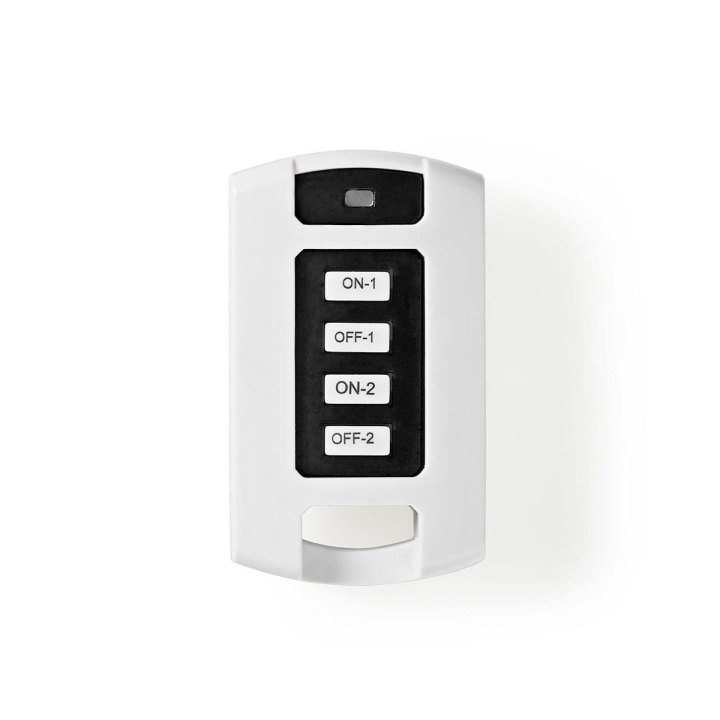 Nedis RF Smart Remote Control | 2 Channels | Programmable buttons in the group HOME, HOUSEHOLD & GARDEN / Electricity & Lighting / electrical installation / Switches at TP E-commerce Nordic AB (C24114)