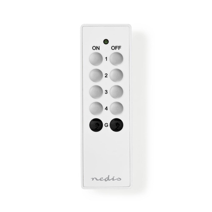 Nedis RF Smart Remote Control | 4 Channels | Programmable buttons in the group HOME, HOUSEHOLD & GARDEN / Electricity & Lighting / electrical installation / Switches at TP E-commerce Nordic AB (C24115)