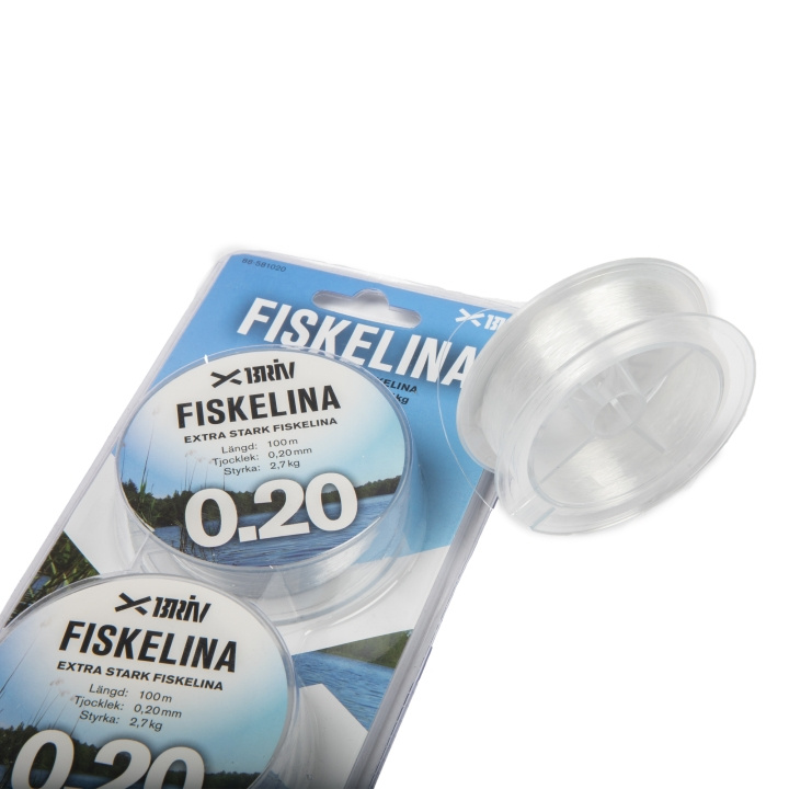 Fiskelina 2x100 m 0,20 mm 2,7 kg, 1/100 in the group Sport, leisure & Hobby / Outdoor recreation / Fishing equipment at TP E-commerce Nordic AB (C24156)
