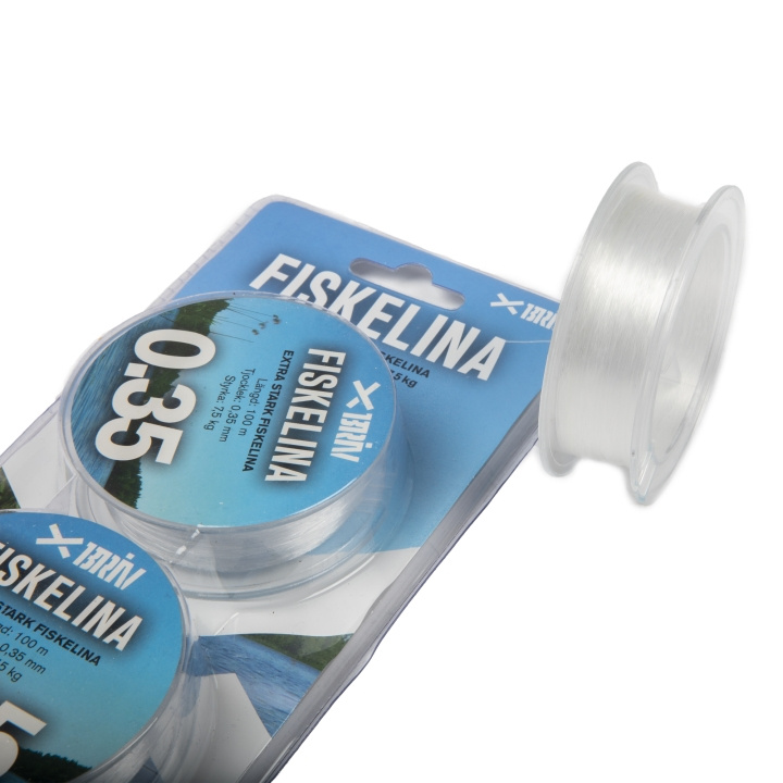 Fiskelina 2x100 m 0,35 mm 7,5 kg, 1/100 in the group Sport, leisure & Hobby / Outdoor recreation / Fishing equipment at TP E-commerce Nordic AB (C24158)