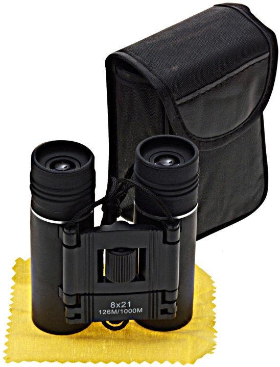 Binoculars rubberized 8x21 in the group Sport, leisure & Hobby / Outdoor recreation / Binoculars at TP E-commerce Nordic AB (C24172)