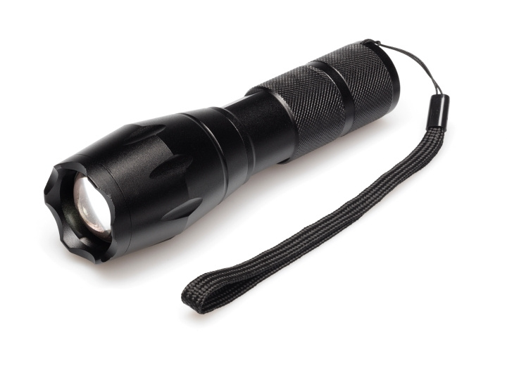 Ficklampa 10W Zoom LED 3xAAA, 1/12/48 in the group Sport, leisure & Hobby / Flashlights & Head lamps / Flashlights at TP E-commerce Nordic AB (C24371)