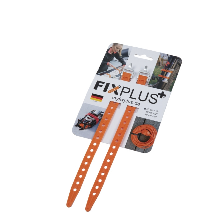Spännband FixPlus 2-pack 23 cm Orange in the group Sport, leisure & Hobby / Outdoor recreation / Outdoor recreation gadgets at TP E-commerce Nordic AB (C24707)