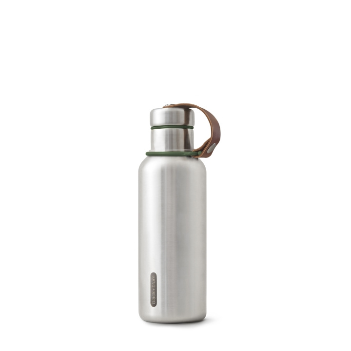 Steel Thermo bottle B+B Small 500 ml Oliv in the group Sport, leisure & Hobby / Outdoor recreation / Thermoses & Water Bottles at TP E-commerce Nordic AB (C24809)